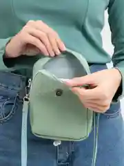 Бирюзовый мини сумка на плечо