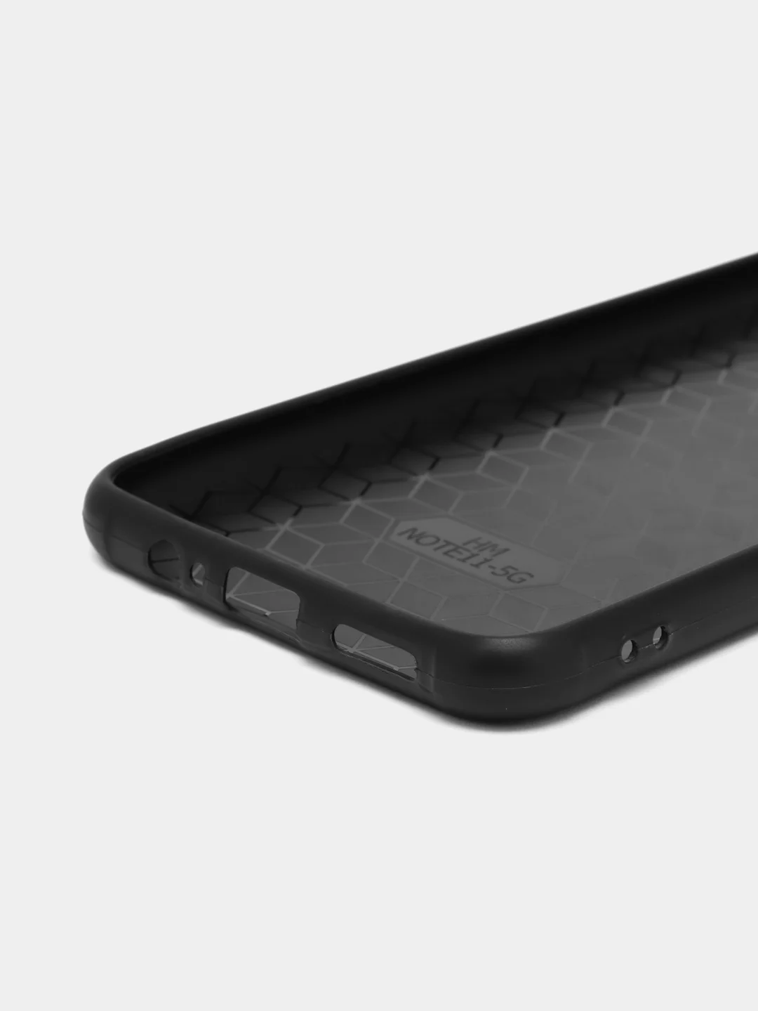 Черный чехол Xiaomi Poco M4 Pro 5G, Redmi Note 11 5G черный, силиконовый, плетеный под кожу