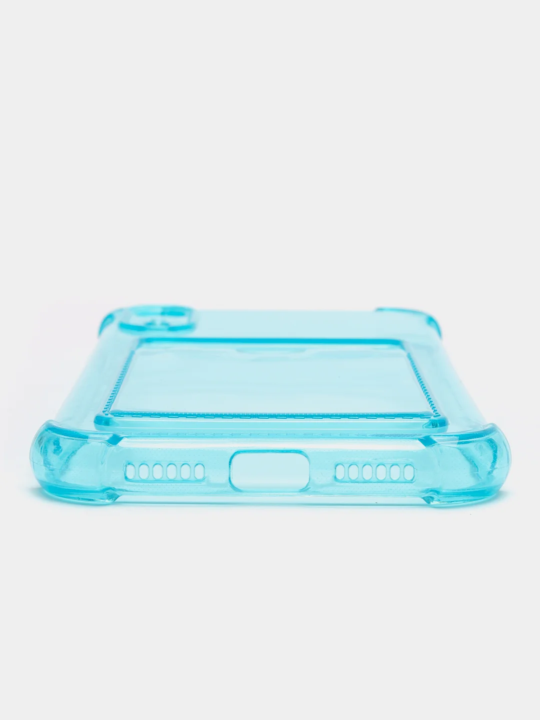 Бирюзовый чехол для iPhone XR, с карманом для карт