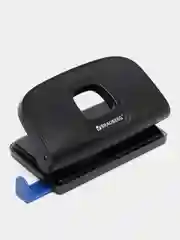 Дырокол BRAUBERG "Extra", до 10 листов, черный, 229090