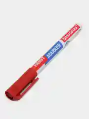 Маркер-краска лаковый EXTRA (paint marker) 1 мм, КРАСНЫЙ, УСИЛЕННАЯ НИТРО-ОСНОВА, BRAUBERG