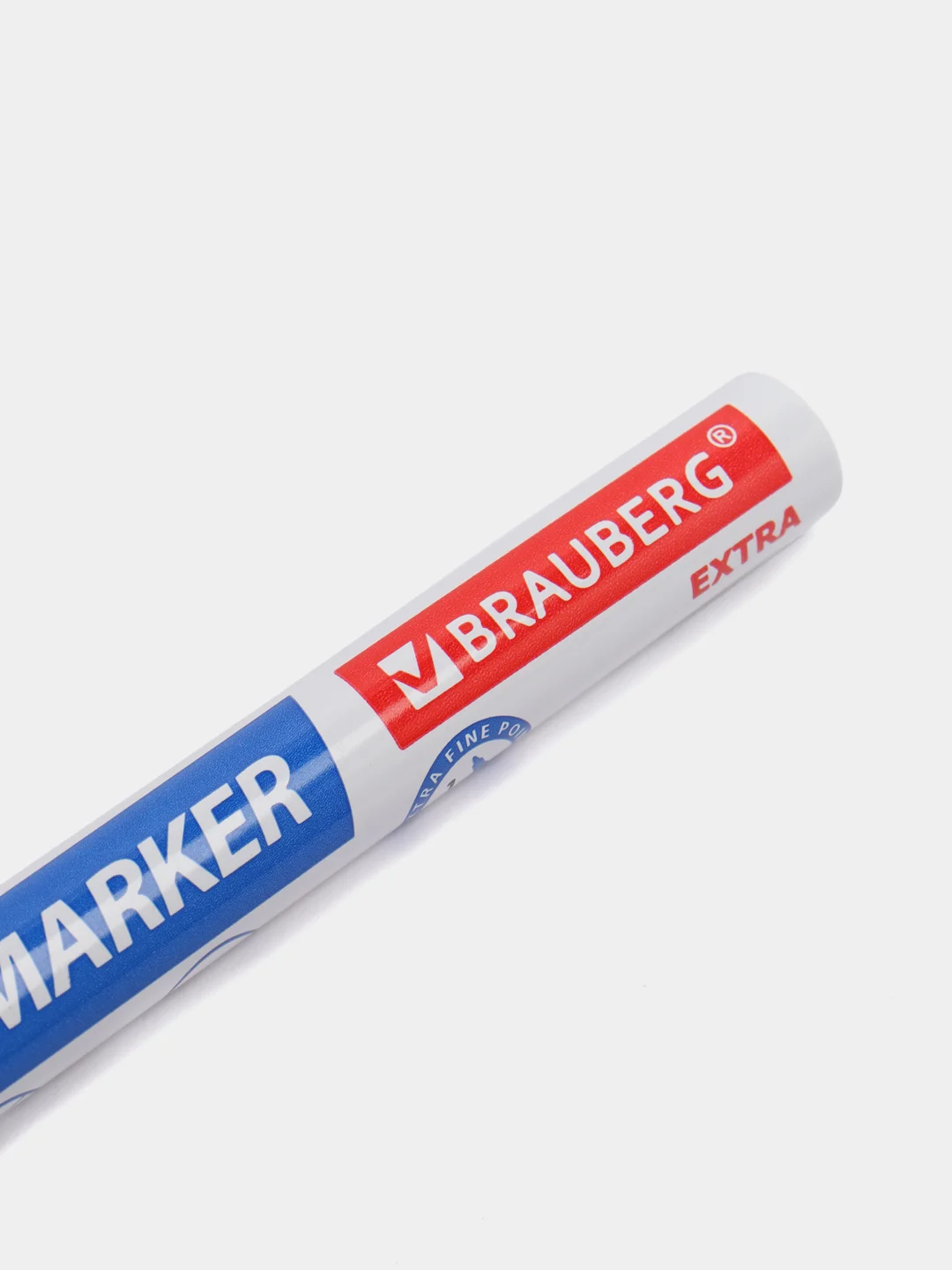 Маркер-краска лаковый EXTRA (paint marker) 1 мм, КРАСНЫЙ, УСИЛЕННАЯ НИТРО-ОСНОВА, BRAUBERG