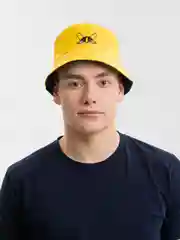 Желтый панама двусторонняя, унисекс