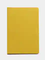 Блокнот-скетчбук А5 BRAUBERG "Metropolis Mix", 148 x 218 мм, 80 листов, без линовки, желтый