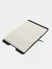 Блокнот BRAUBERG NOTE, А5, под кожу, софт-тач, с резинкой, синий, 162х218 мм, 80 листов