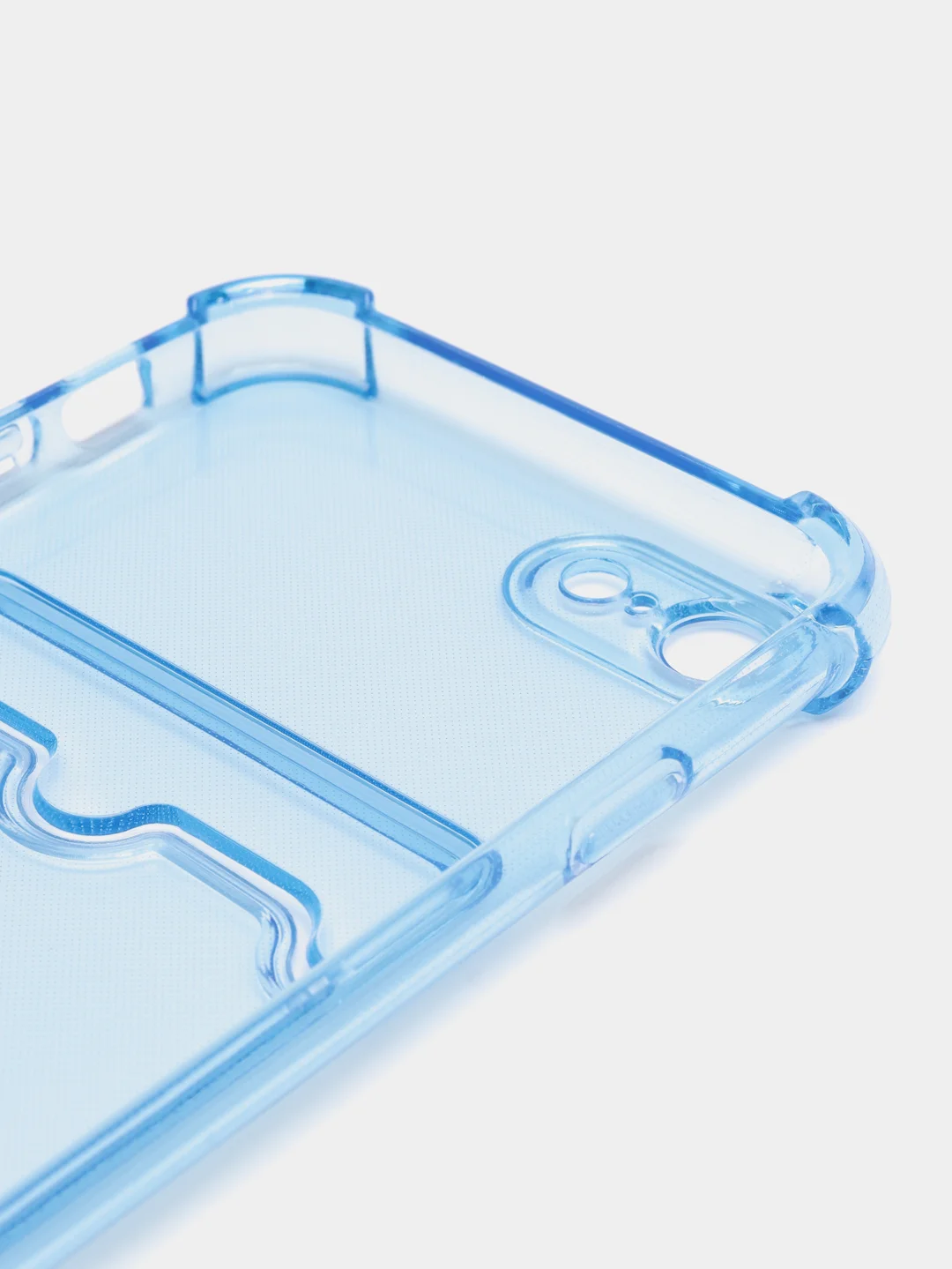 Синий чехол для iPhone 7, 8, SE 2020, с карманом для карт