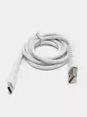 Белый кабель зарядный USB Micro, Type-c, Lightning для iPhone, Maimi X39, до 6A, 1метр, 2 метра