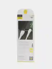 Белый кабель зарядный USB Micro, Type-c, Lightning для iPhone, Maimi X39, до 6A, 1метр, 2 метра