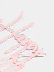 Коралловый меланж топпер для торта Happy Birthday