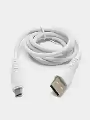 Белый кабель зарядный USB Micro, Type-c, Lightning для iPhone, Maimi X39, до 6A, 1метр, 2 метра