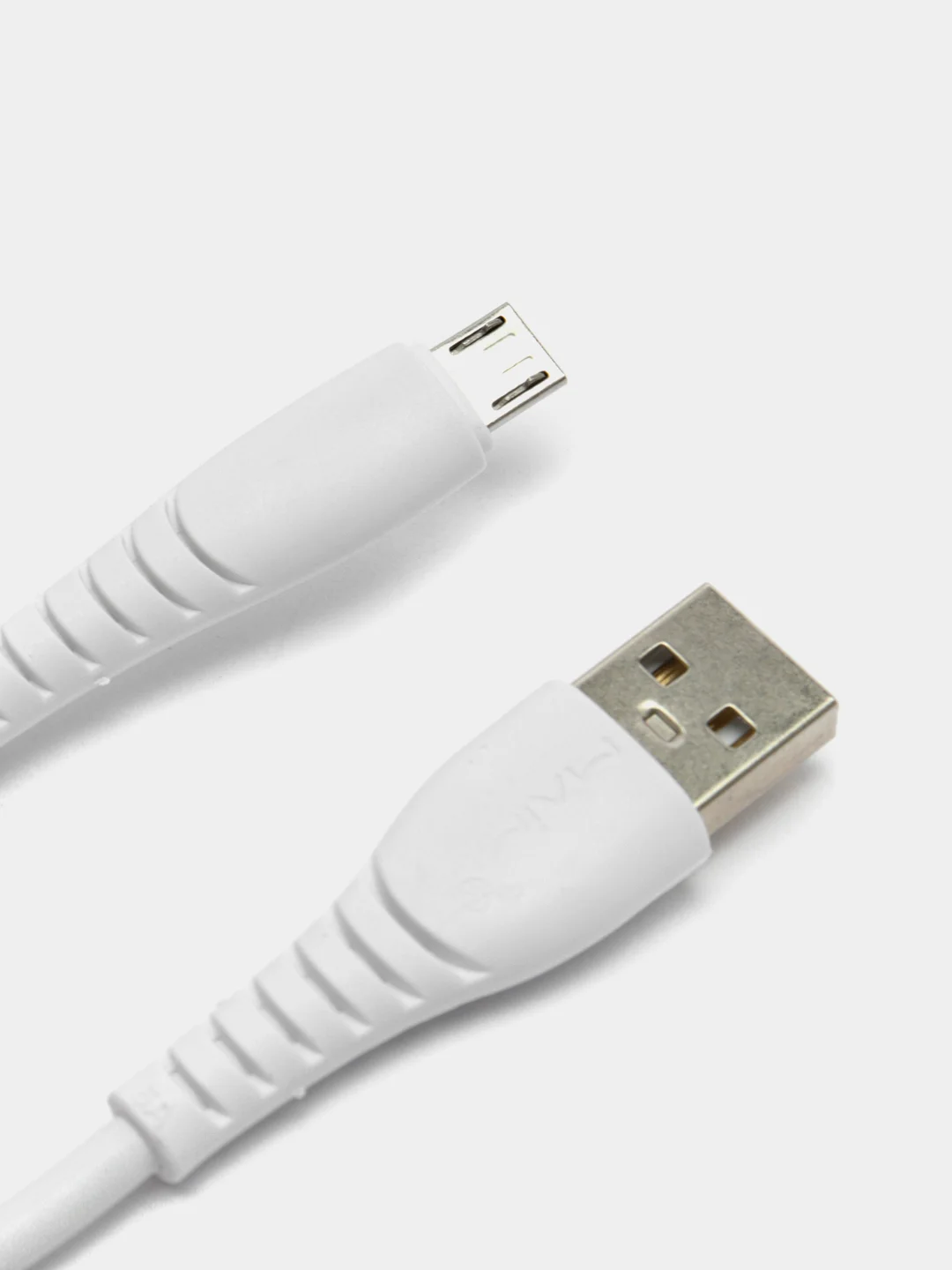 Белый кабель зарядный USB Micro, Type-c, Lightning для iPhone, Maimi X39, до 6A, 1метр, 2 метра