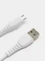 Белый кабель зарядный USB Micro, Type-c, Lightning для iPhone, Maimi X39, до 6A, 1метр, 2 метра