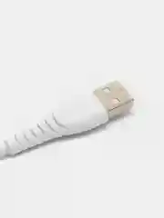 Белый кабель зарядный USB Micro, Type-c, Lightning для iPhone, Maimi X39, до 6A, 1метр, 2 метра