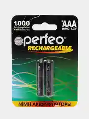 Аккумуляторы ААА Perfeo Ni-MH, мизинчиковые аккумуляторные батарейки