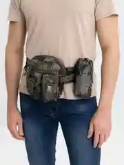 Зелёный хаки сумка поясная тактическая