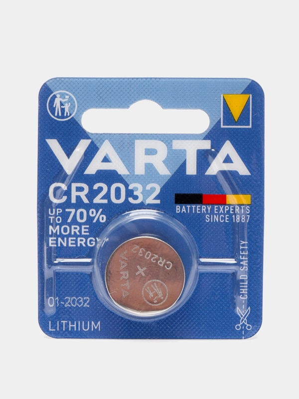 Батарейка VARTA CR2032, литиевая, 3V