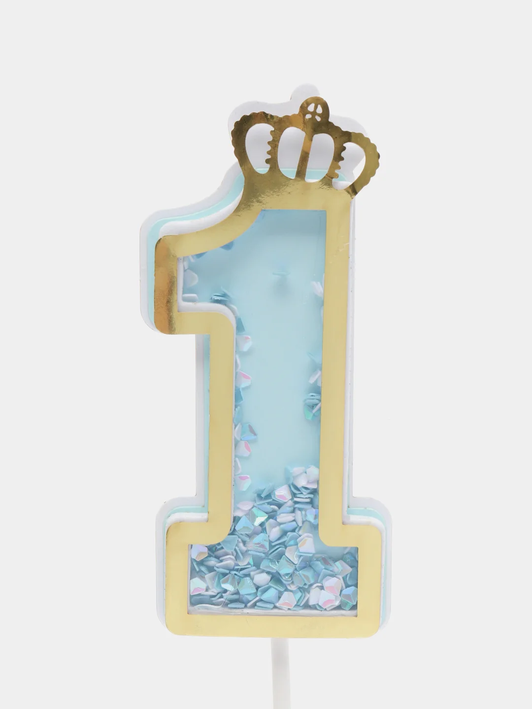 Индиго топпер для украшения торта Happy birthday