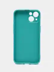 Бирюзовый чехол для iPhone 7 8 Plus XR X XS 11 12 13 Pro Max mini с защитой камеры айфон про макс