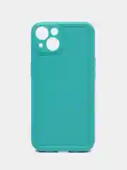 Бирюзовый чехол для iPhone 7 8 Plus XR X XS 11 12 13 Pro Max mini с защитой камеры айфон про макс