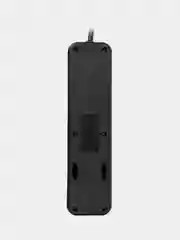 Черный сетевой фильтр Perfeo POWER STREAM 3 розетки, 2.5 кВт, двойная защита, 3 USB