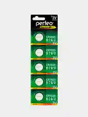 Батарейки дисковые литиевые Perfeo CR1620 Lithium Cell, 5 штук