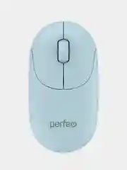 Голубой беспроводная мышь Perfeo SLIM, 1200 DPI, USB