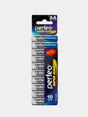 Батарейки щелочные AA Perfeo Super Alkaline LR6, 10 штук