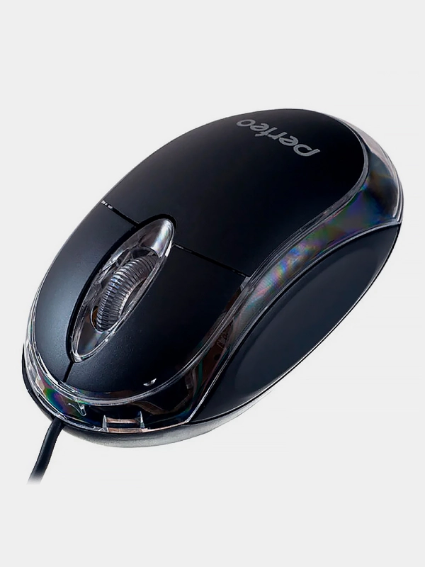 Мышь проводная Perfeo Glow с подсветкой, 800 DPI, USB