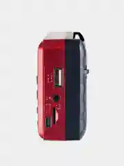 Красный радиоприемник цифровой Perfeo PALM FM 87.5-108МГц/MP3/USB/SD/1200mAh