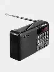 Красный радиоприемник цифровой Perfeo PALM FM 87.5-108МГц/MP3/USB/SD/1200mAh