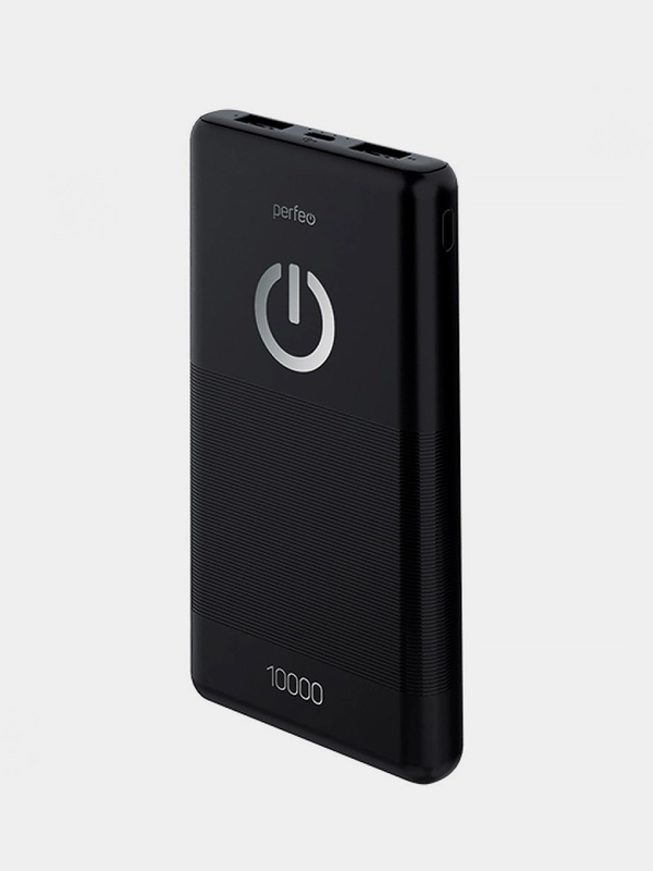 Внешний аккумулятор Perfeo Powerbank 10000 mAh, 2 USB х 2.1 А