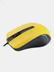 Желтый мышь проводная Perfeo Rainbow, USB