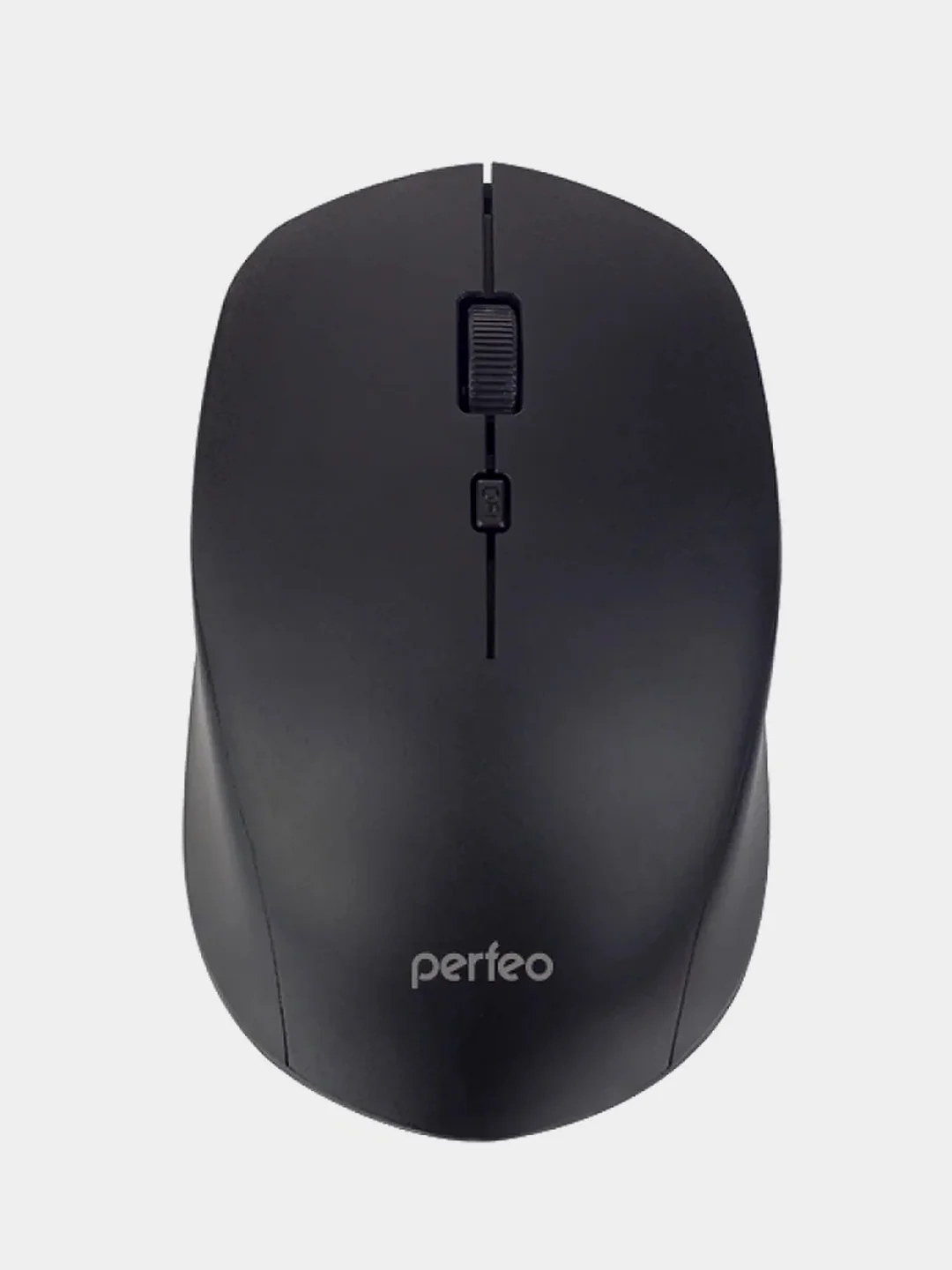 Черный беспроводная мышь Perfeo Strong, 800-2400 DPI, USB