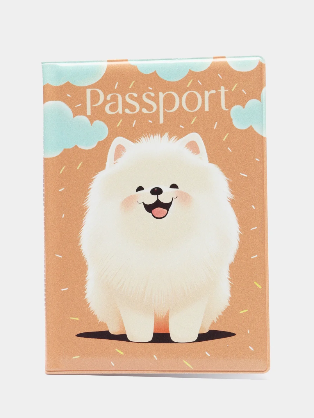Коралловый меланж обложка на паспорт