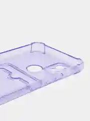 Лавандовый чехол противоударный для Realme C21 / Реалми С21 прозрачный, с карманом для карты
