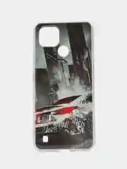 Чехол Realme C21 Реалми С21 силиконовый с рисунком
