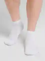 Белый носки короткие без шва
