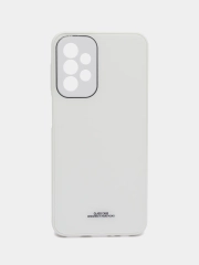 Чехол Samsung Galaxy A23, Самсунг Галакси А23 твердый, пластиковый, глянцевый, под стекло