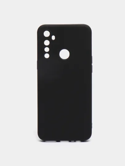 Бирюзовый чехол Realme C3 / 5 / 6i Реалми С3 / 6ай силиконовый цветной матовый