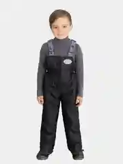 Черный полукомбинезон для мальчика демисезонный, Arctic kids