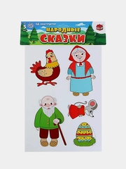 3D-конструктор Народные сказки "Курочка Ряба", картон