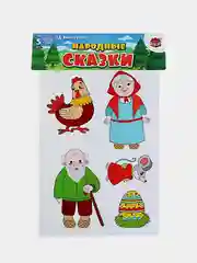 3D-конструктор Народные сказки "Курочка Ряба", картон