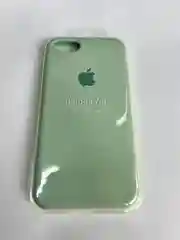 Зелёный хаки чехол Silicone Case для iPhone 7, 8, SE 2020, с открытым низом