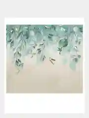 Фотообои 3D на стену флизелиновые VEROL "Листья" 300*283 см, обои моющиеся
