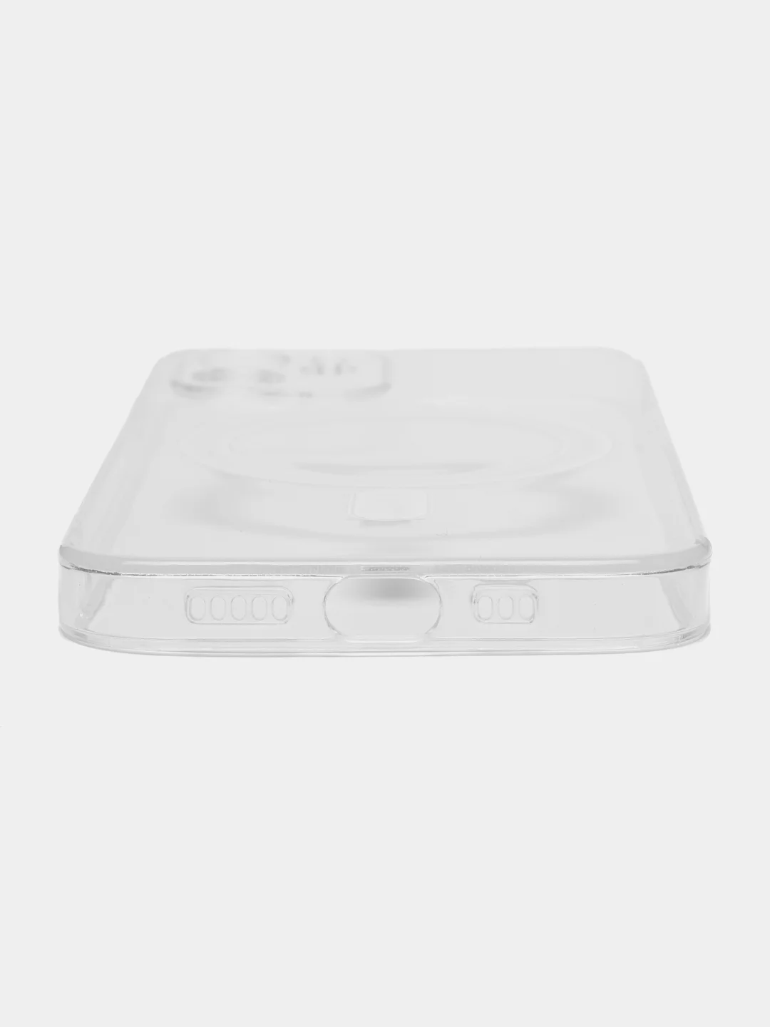 Прозрачный силиконовый чехол на Айфон iPhone 14 Max, чехол для айфон с MagSafe (Магсейф)