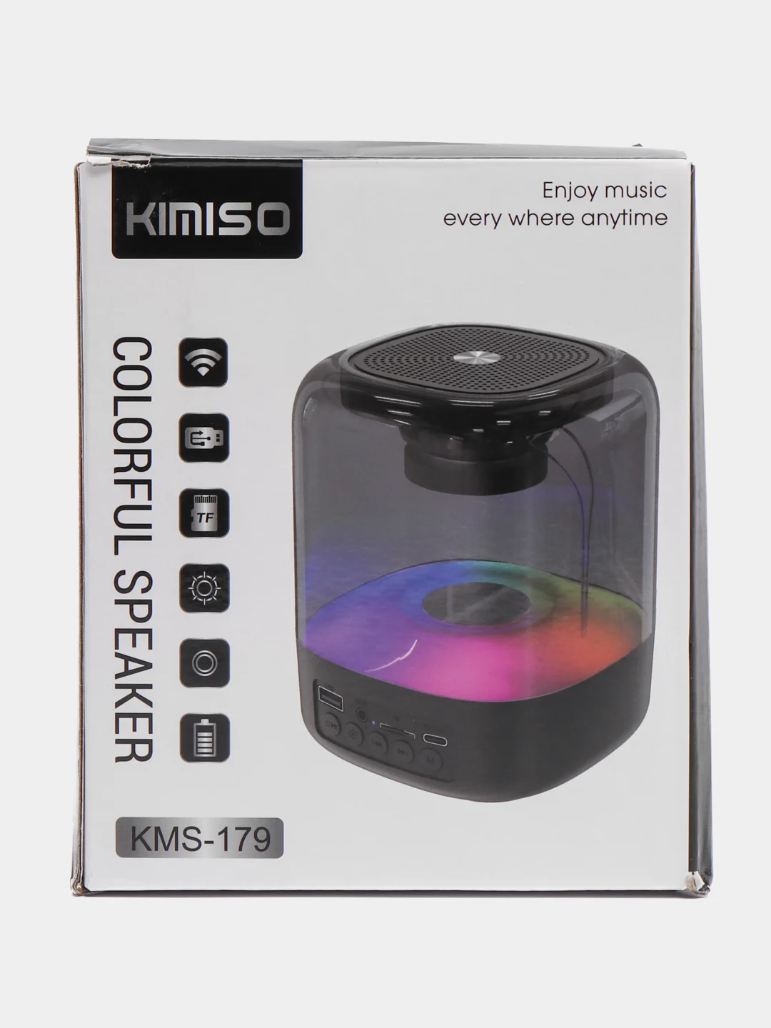 Черный музыкальная колонка kimiso