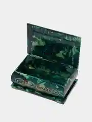 Зеленый шкатулка для хранения ювелирных украшений