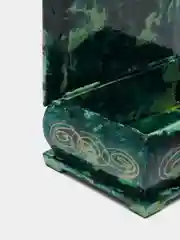 Зеленый шкатулка для хранения ювелирных украшений