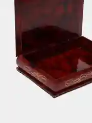 Багровый шкатулка для хранения ювелирных украшений