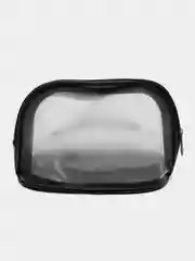 Черный косметичка водонепроницаемая, полупрозрачная Washbag